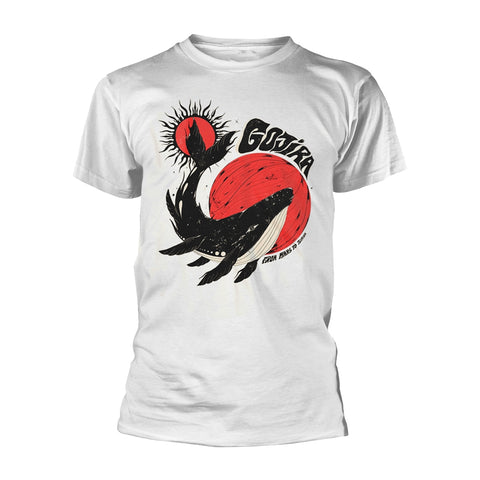 Gojira T Shirt - Whale Sun Moon (White Organic) | Buy Now For 29.99