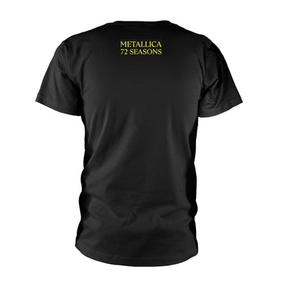 Metallica T Shirt - 72 Seasons Broken/Burnt Guitar
