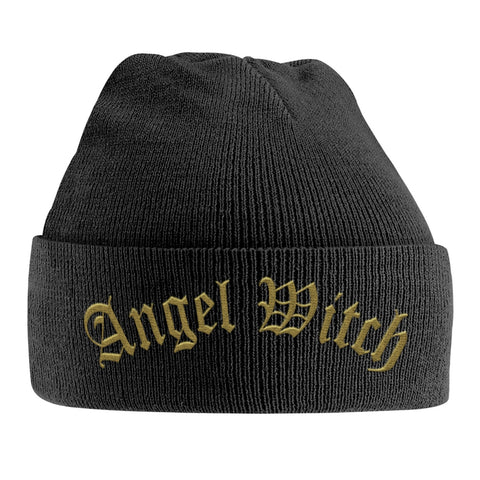 Angel Witch Beanie - Gold Logo (Embroidered) | Buy Now For 22.99
