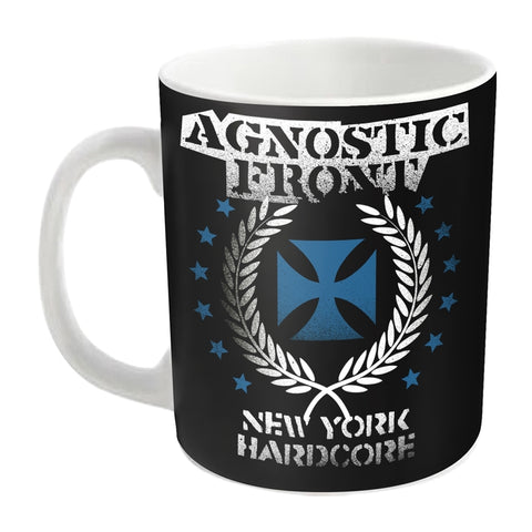 Agnostic Front Mug - Blue Iron Cross | Buy Now For 19.99