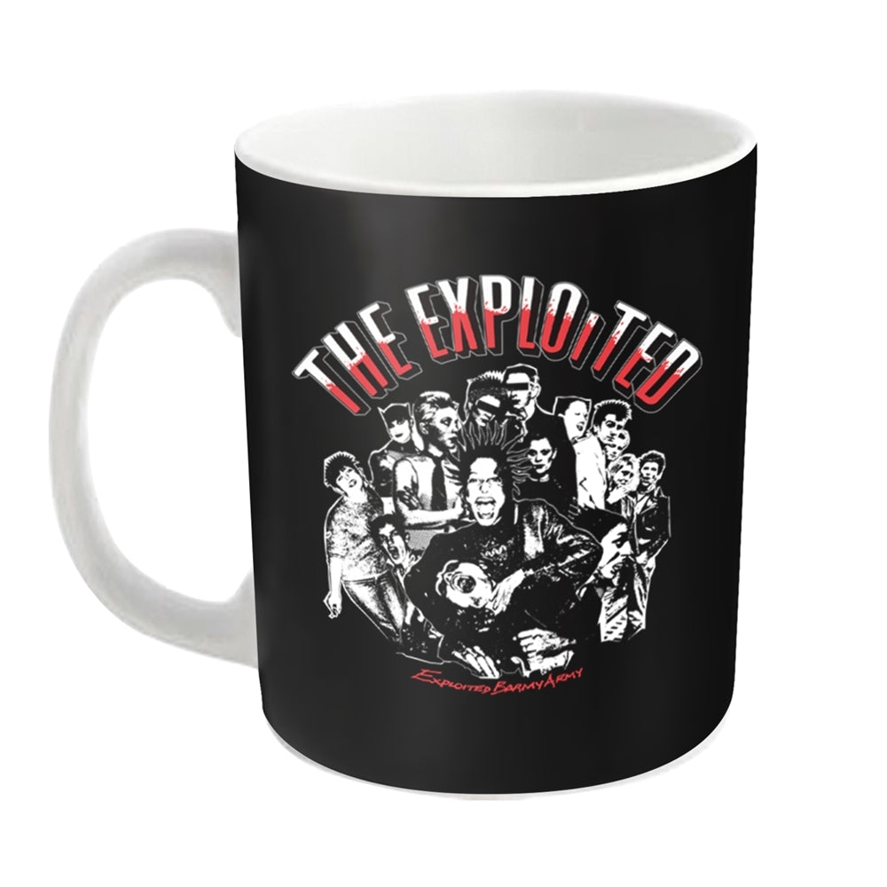 Exploited Mug - Barmy Army (Black) | Buy Now For 19.99
