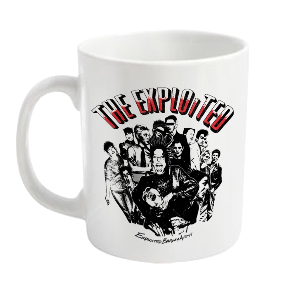 Exploited Mug - Barmy Army (White) | Buy Now For 19.99