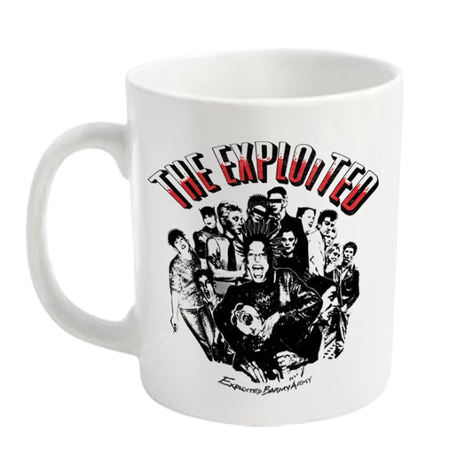 Exploited Mug - Barmy Army (White) | Buy Now For 19.99