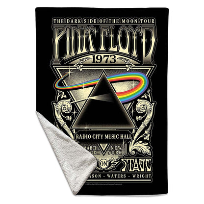 Rocksax Pink Floyd Sherpa Fleece Blanket - 1973 Live  | Buy Now From £39.99