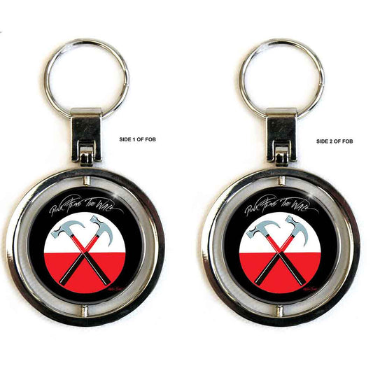 Pink Floyd The Wall Spinner Keychains - The Wall Hammers
