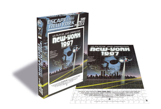 Escape From New York Puzzle - French Movie Poster (500 Piece Jigsaw Puzzle) | Buy Now For 34.99