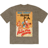 Disney T Shirt - Pluto Food For Feudin' Stone Wash | Buy Now For 24.99