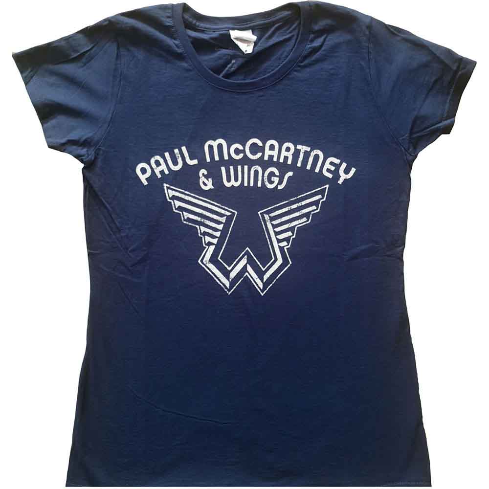 Paul McCartney Woman's T Shirt - Wings Logo