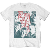The Police T Shirt - Halftone Faces