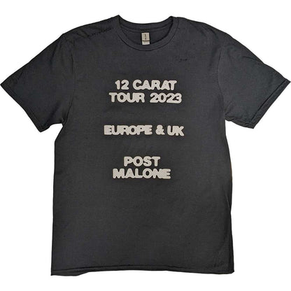 Post Malone T Shirt - Butterfly Logo 2023 Tour