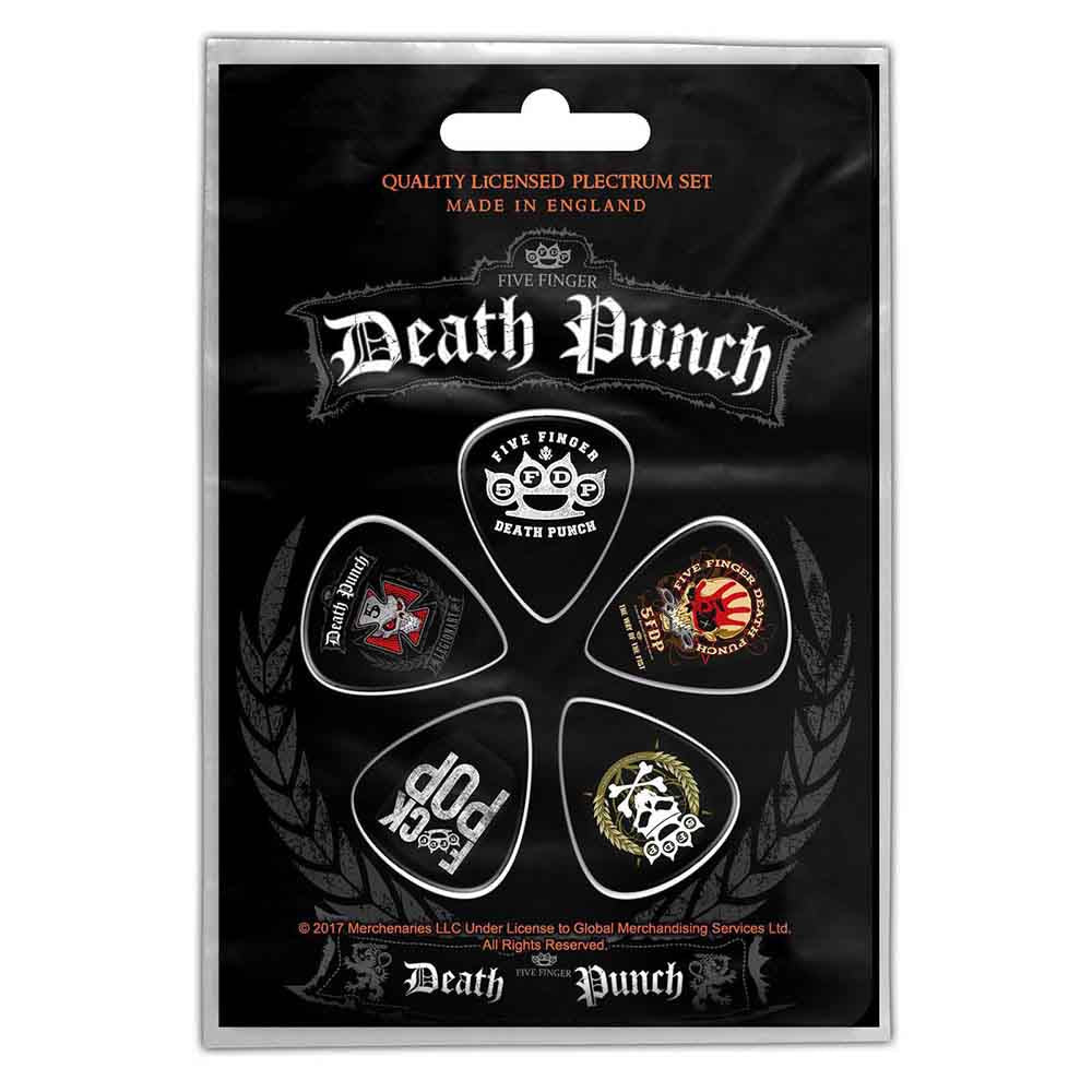 Five Finger Death Punch Plectrum - Multi -pack - FFDP