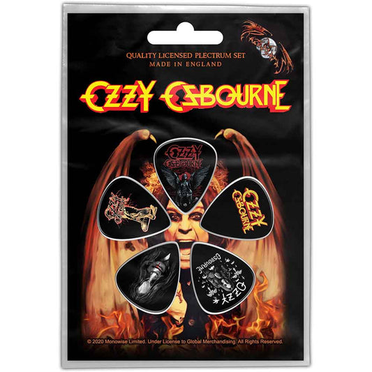 Ozzy Osbourne Plectrum - Multi-pack - Ordinary Man