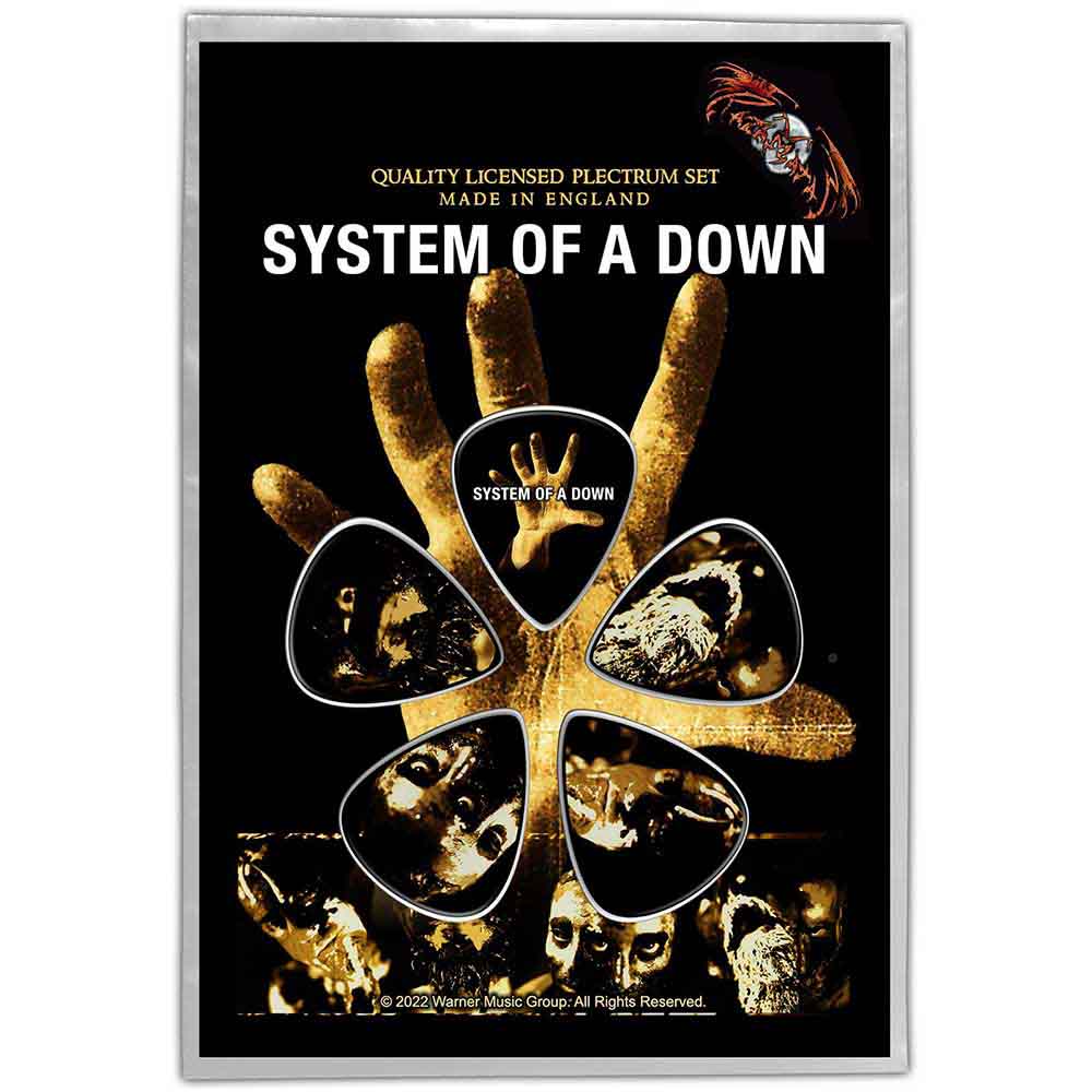 System Of A Down Plectrum - Multi -pack - Hand