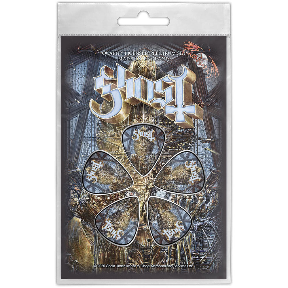 Ghost Plectrum Multi-pack - Bullet Logo | Buy Now For 9.99
