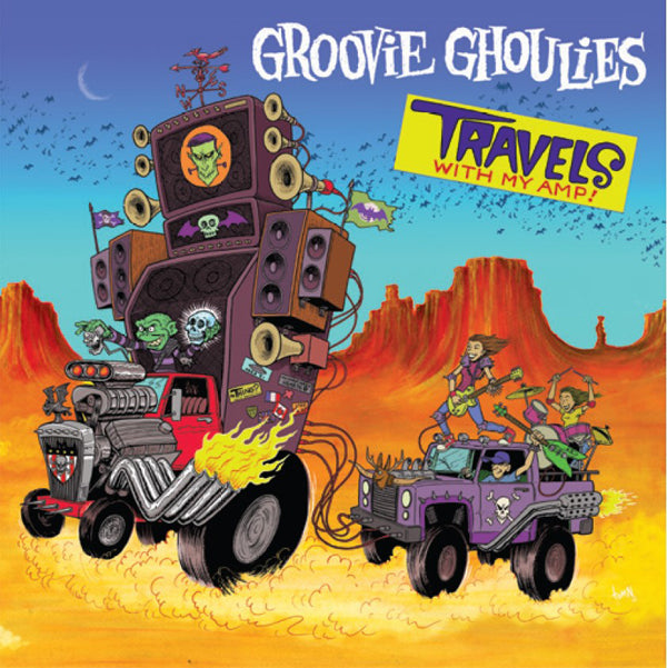 Groovie Ghoulies LP - Travels With My Amp (Blue & Green Galaxy Vinyl) | Buy Now For 35.99