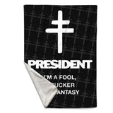 Rocksax President Blanket - Lyric Fool  | Buy Now From £39.99