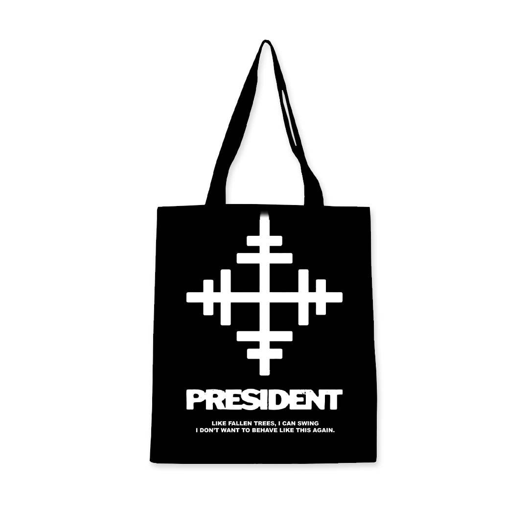 Rocksax President Tote Bag - Lyric Key