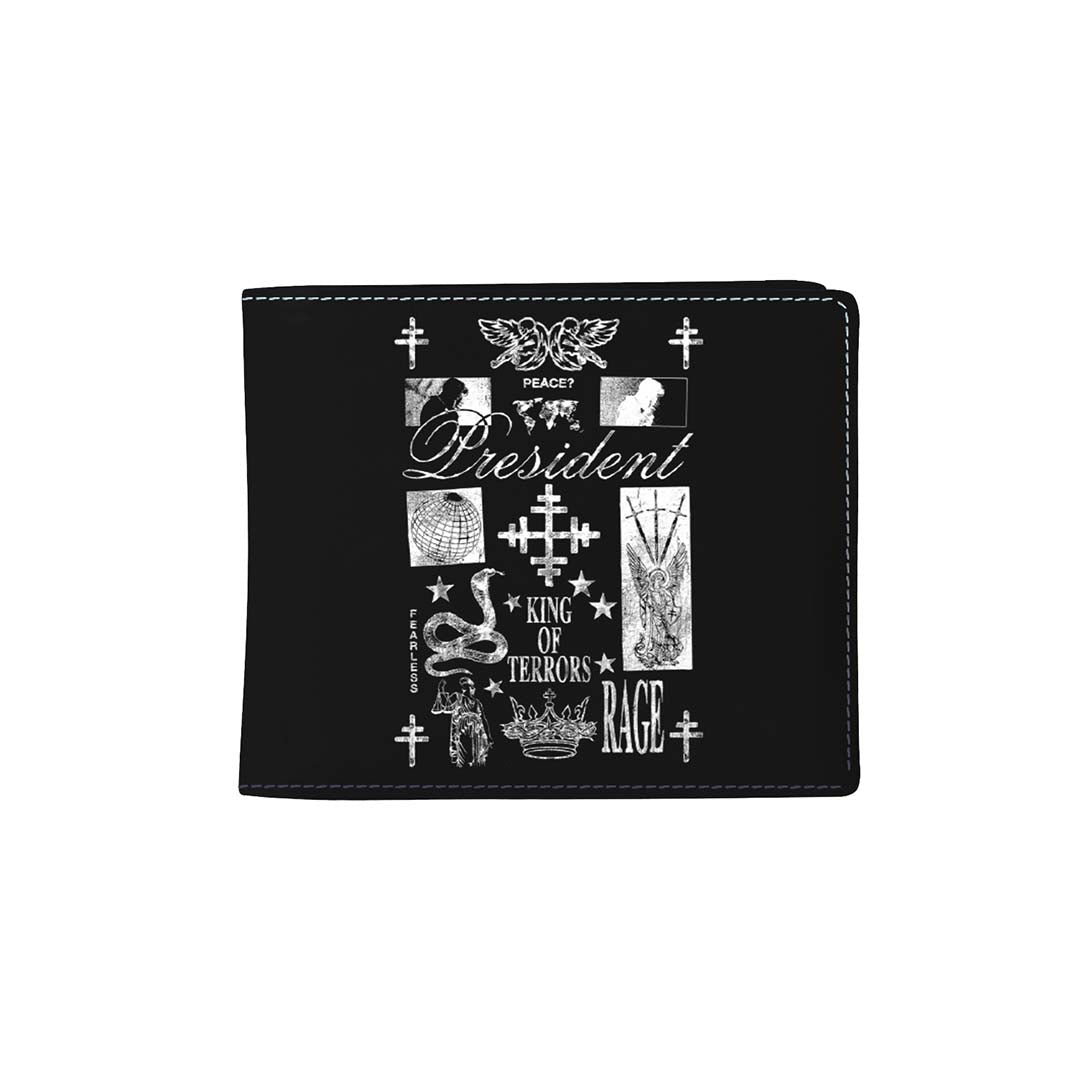 Rocksax President Wallet - King of Terrors Black  | Buy Now For 19.99