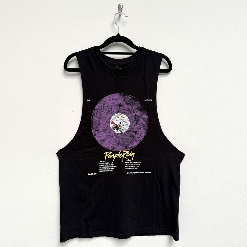 Prince Vest Top - Purple Rain Disc | Buy Now For 24.99