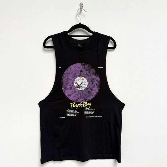 Prince Vest Top - Purple Rain Disc | Buy Now For 24.99