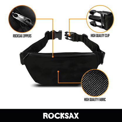 Rocksax Metallica Bum Bag (Fanny Pack)- Logo All Over Print