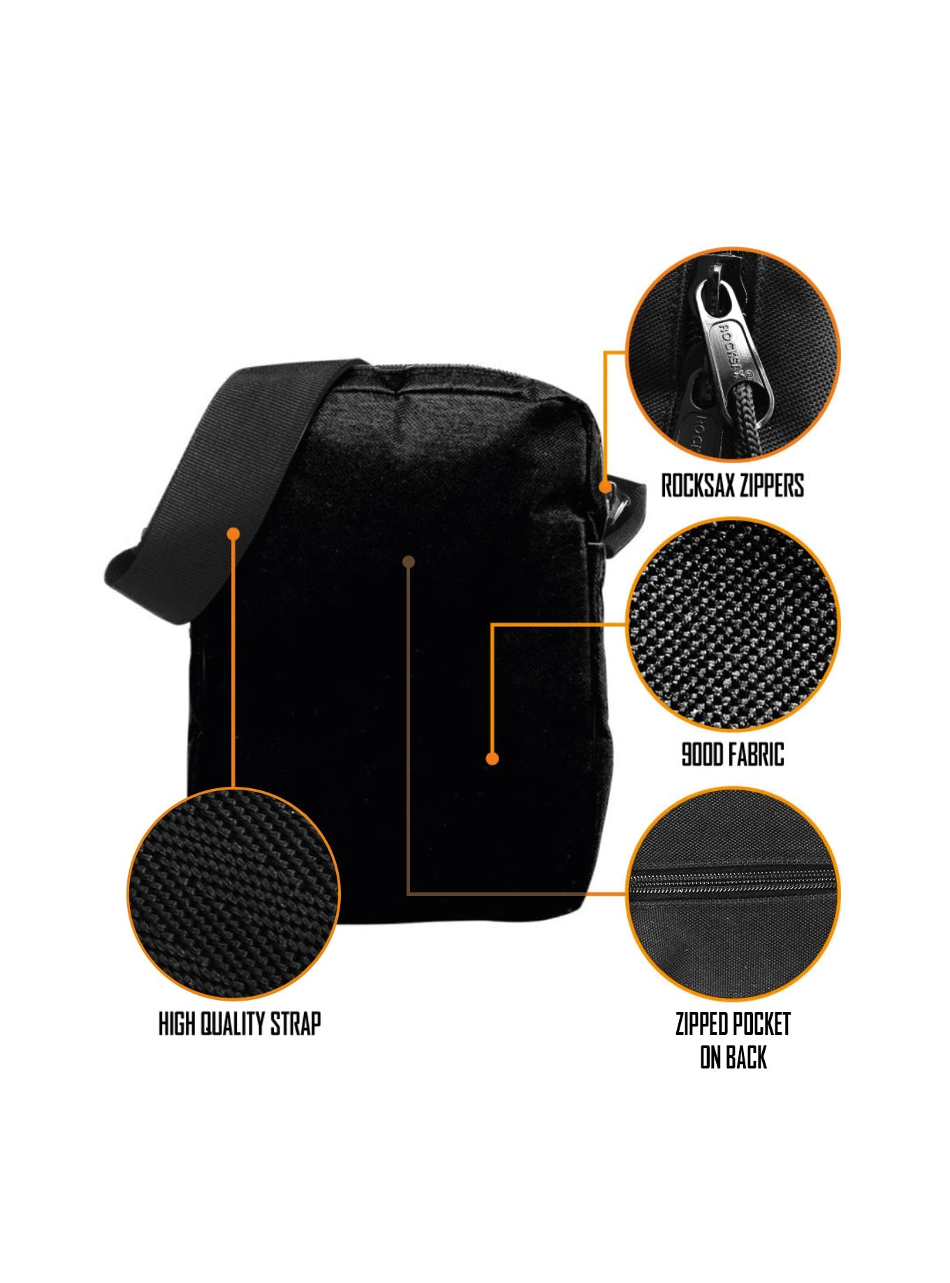 Rocksax Slipknot Crossbody Bag - Psychosocial