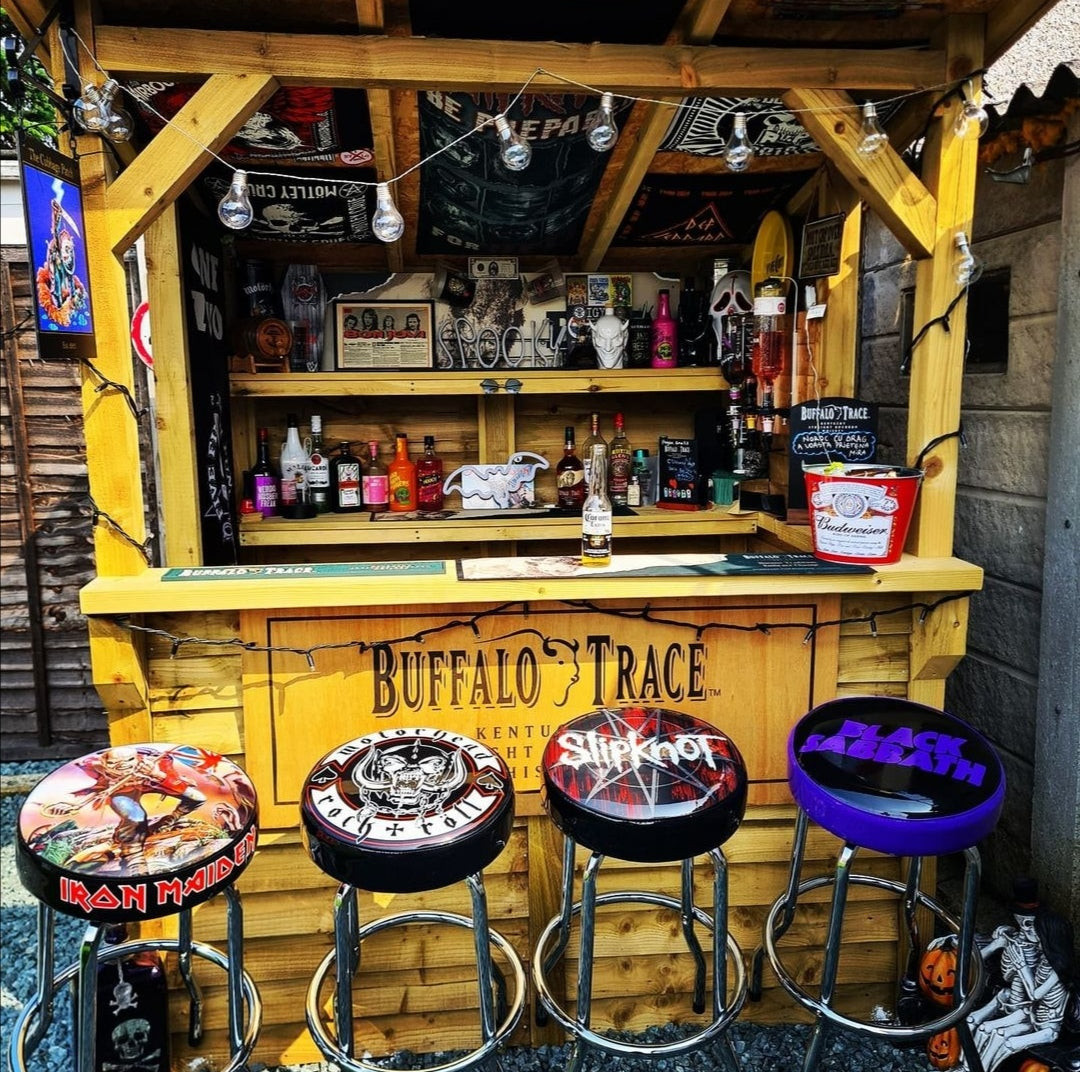 Rocksax Grateful Dead Bar Stool - Logo
