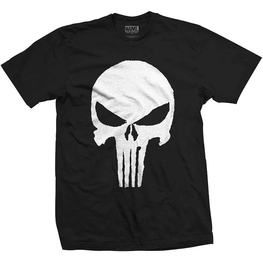 Marvel Comics T Shirt - Jagged Skull