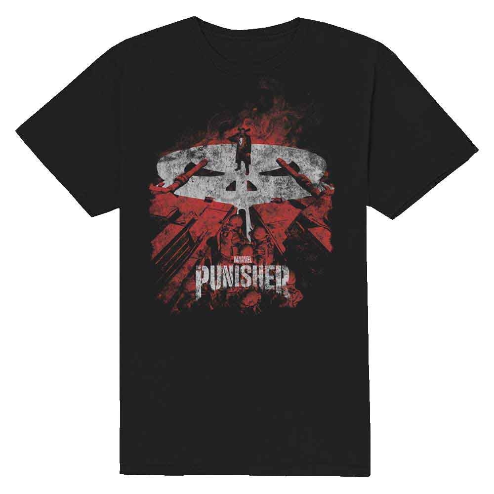 Marvel Comics T Shirt - Red Tanks