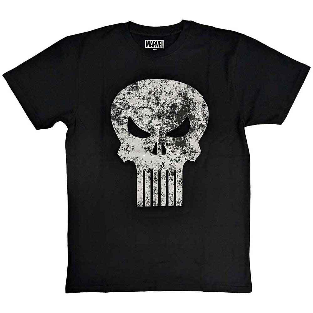 Marvel Comics T Shirt - Distressed Logo