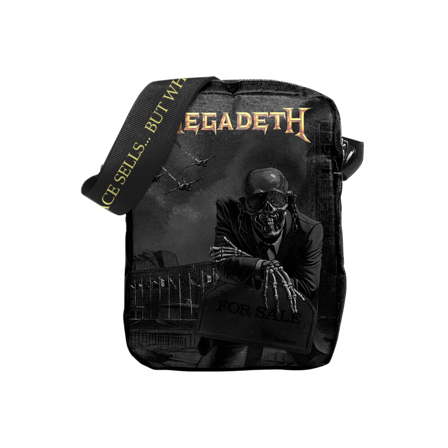 Rocksax Megadeth Crossbody Bag - Peace Sells  | Buy Now For 19.99 