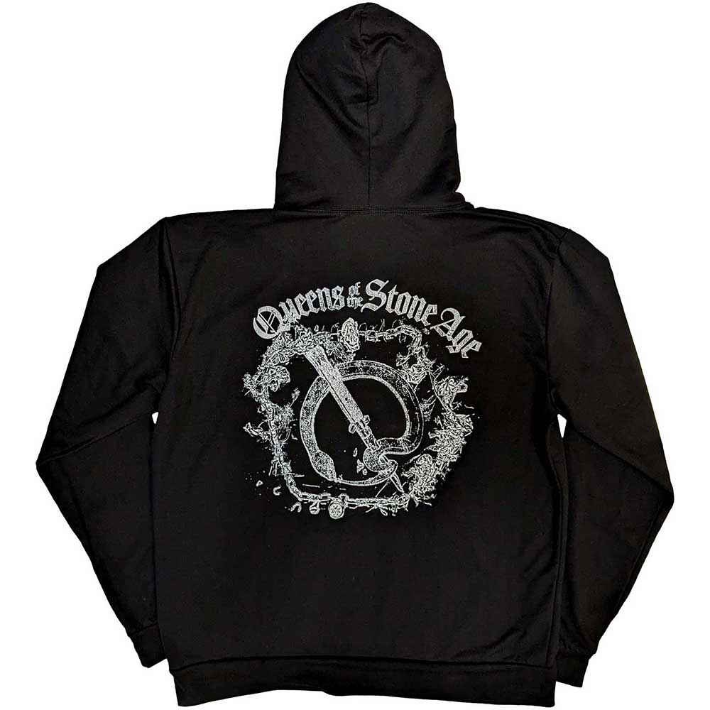 Queens Of The Stone Age Pullover Hoodie - Floral Chains