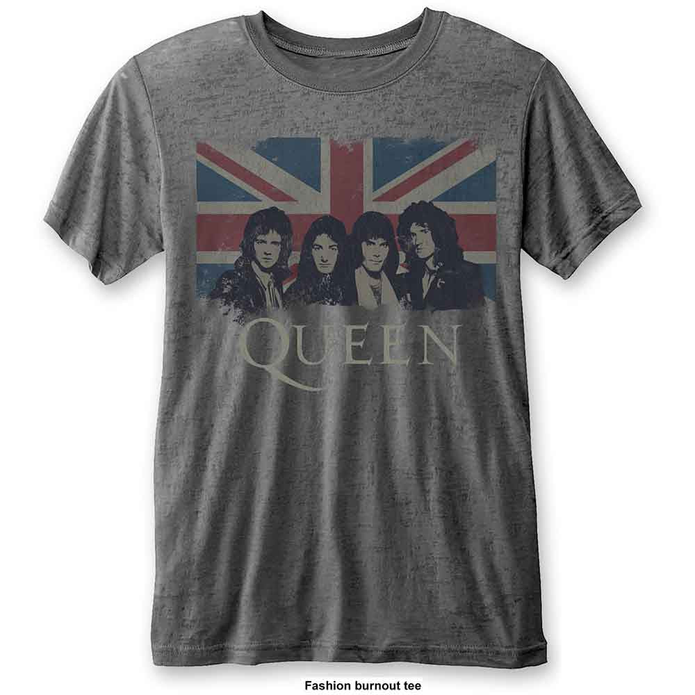 Queen T Shirt - Vtge Union Jack BO
