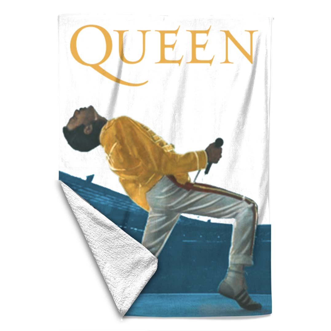 Rocksax Queen Blanket - Live Aid  | Buy Now From £39.99