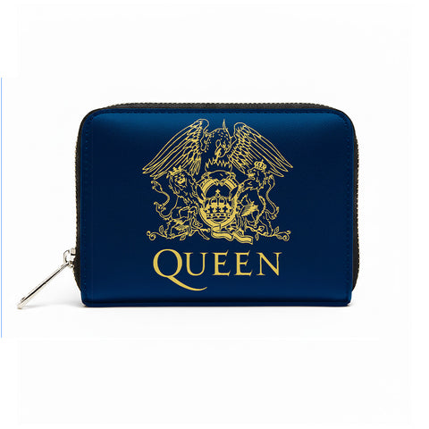 Rocksax Queen Purse (Women's Bi-Fold Zipped Wallet) - Gold Crest