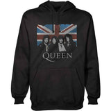 Queen Pullover Hoodie - Vtge Union Jack