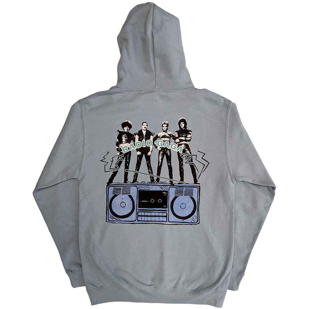 Queen Pullover Hoodie - Radio Ga Ga Back