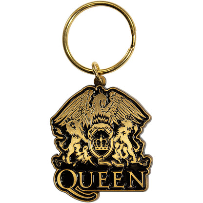 Queen Standard Keychains - Gold Crest