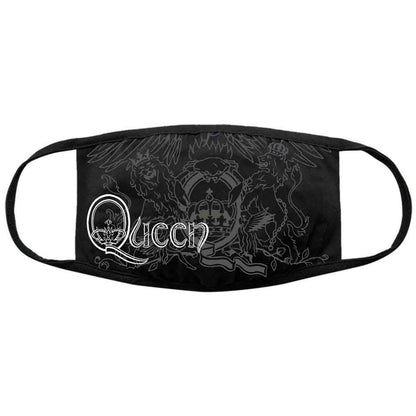 Queen Face Masks - Retro Logo & Crest
