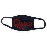 Queen Face Masks - Red Retro Logo