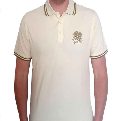 Queen Polo Shirt - Crest Logo | Buy Now For 24.99