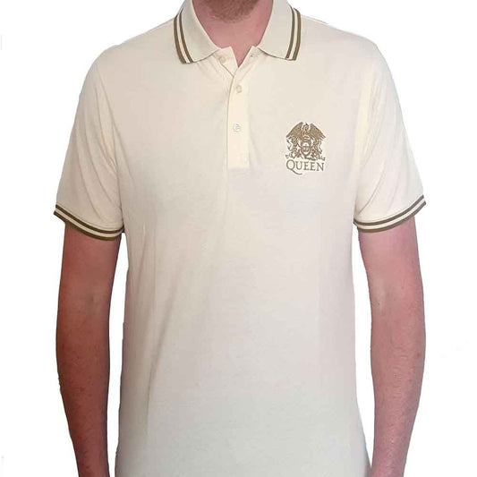 Queen Polo Shirt - Crest Logo | Buy Now For 24.99