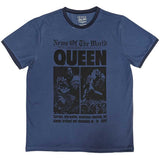 Queen T Shirt - NOTW 40th Front Page Ringer