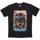 Queen T Shirt - A Night At The Opera Tour '76 Stone Wash