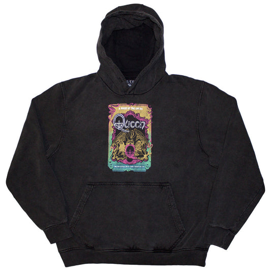 Queen Stone Wash Pullover Hoodie - ANATO Tour '76 Stone Wash