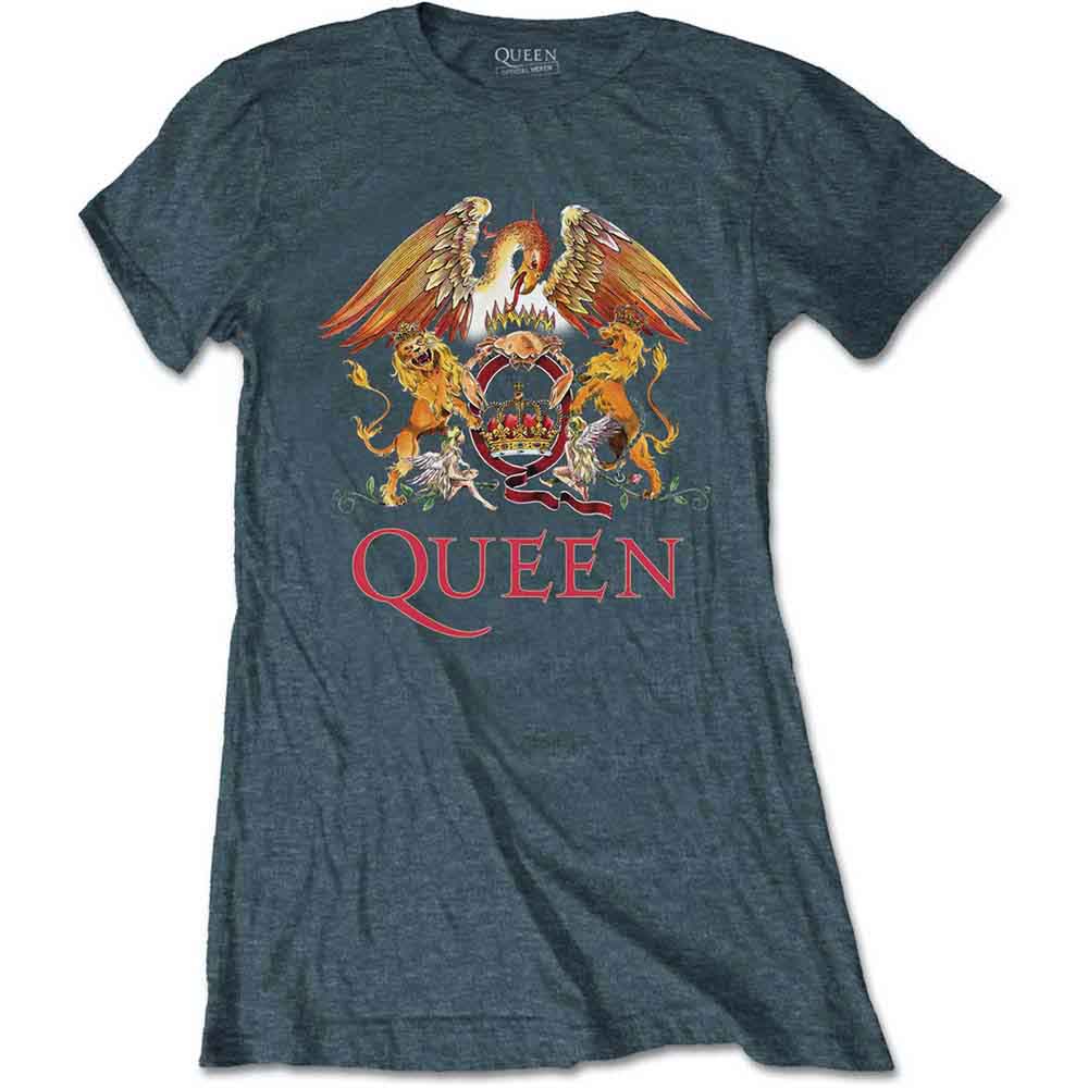 Queen Women's T Shirt - Classic Crest | Buy Now For 24.99