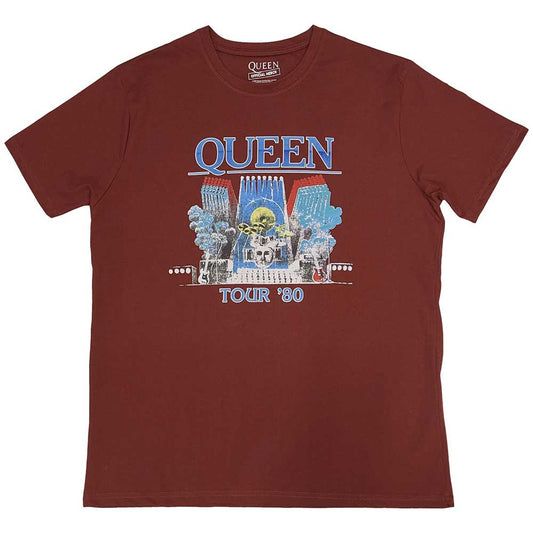 Queen T Shirt - Tour '80 | Buy Now For 24.99