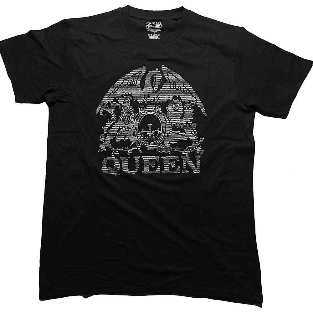 Queen T Shirt - Crest Diamante