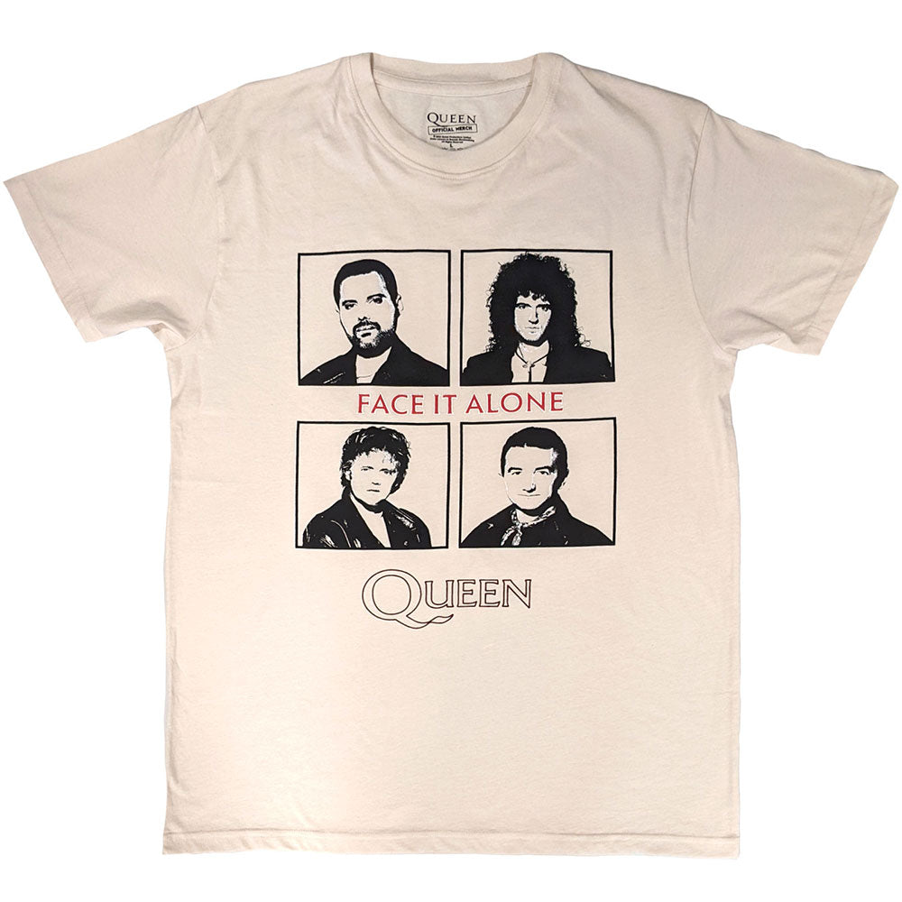 Queen T Shirt - Face It Alone Squares | Buy Now For 24.99
