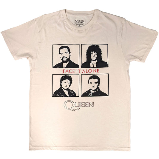 Queen T Shirt - Face It Alone Squares | Buy Now For 24.99